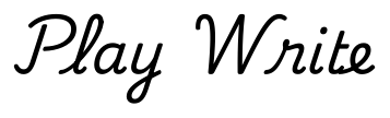 Playwrite BE VLG