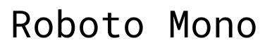 معاينة Roboto Mono