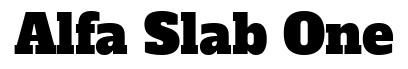 معاينة Alfa Slab One