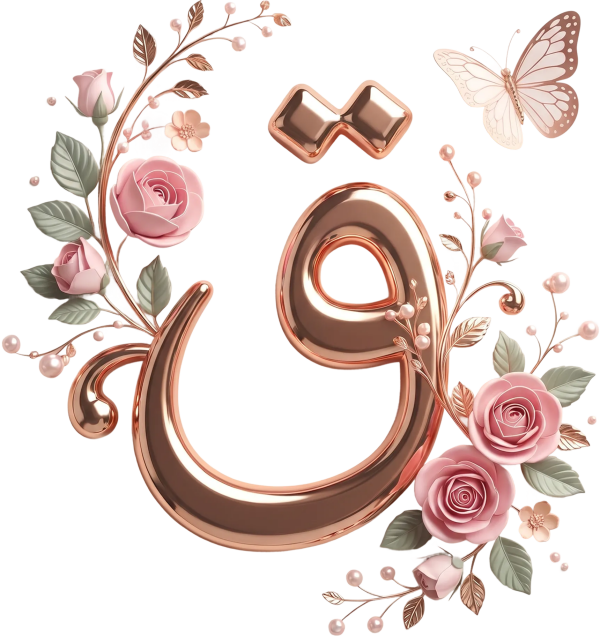 Arabic calligraphy design from the Andalusi design app