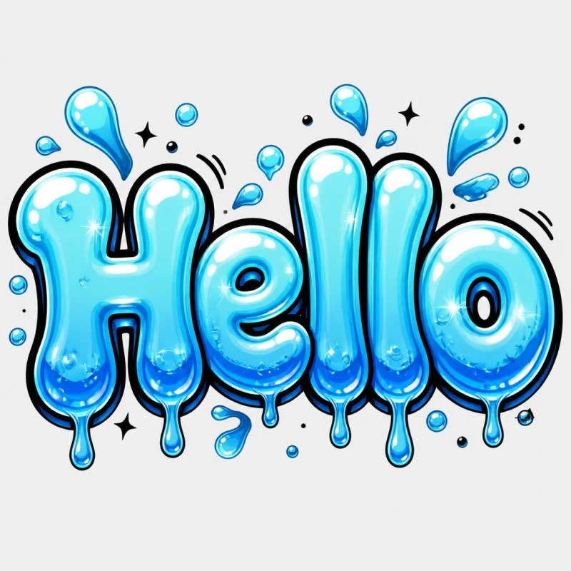 مخطوطة «Hello» بالذكاء الاصطناعي في أندلسي