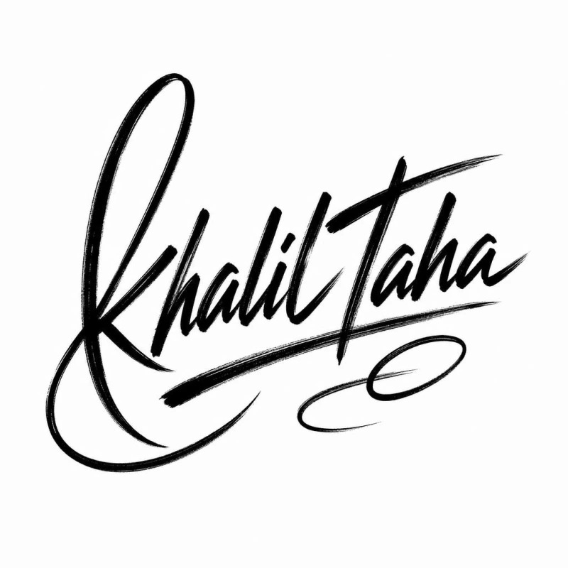 An AI Arabic calligraphy style in Andalusi